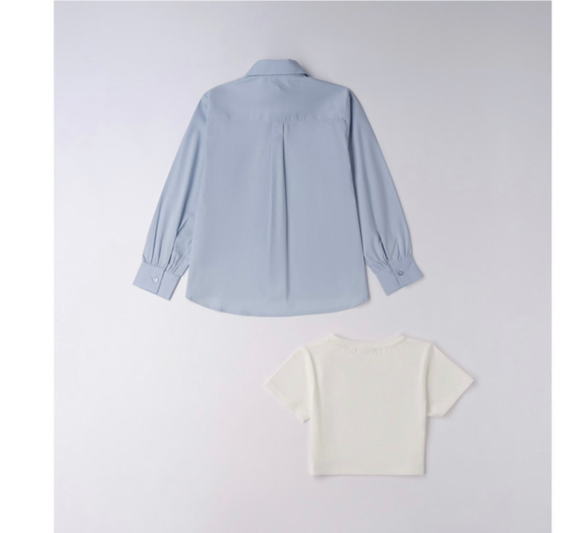 Shirt with tops