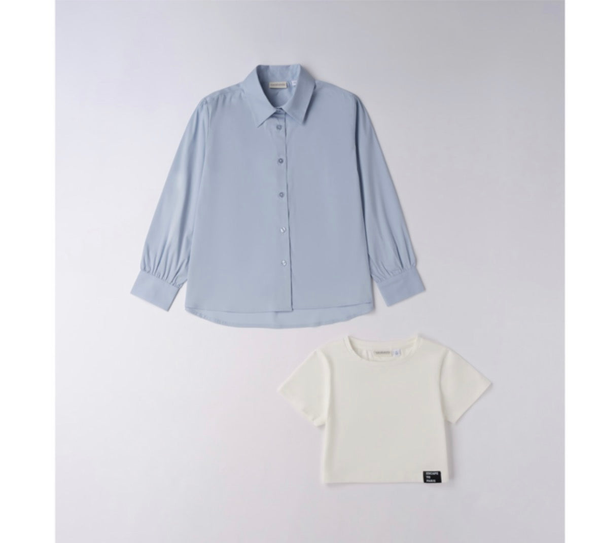 Shirt with tops