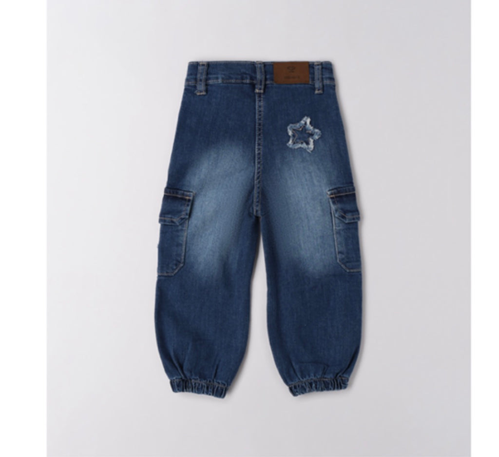 Jeans with starts